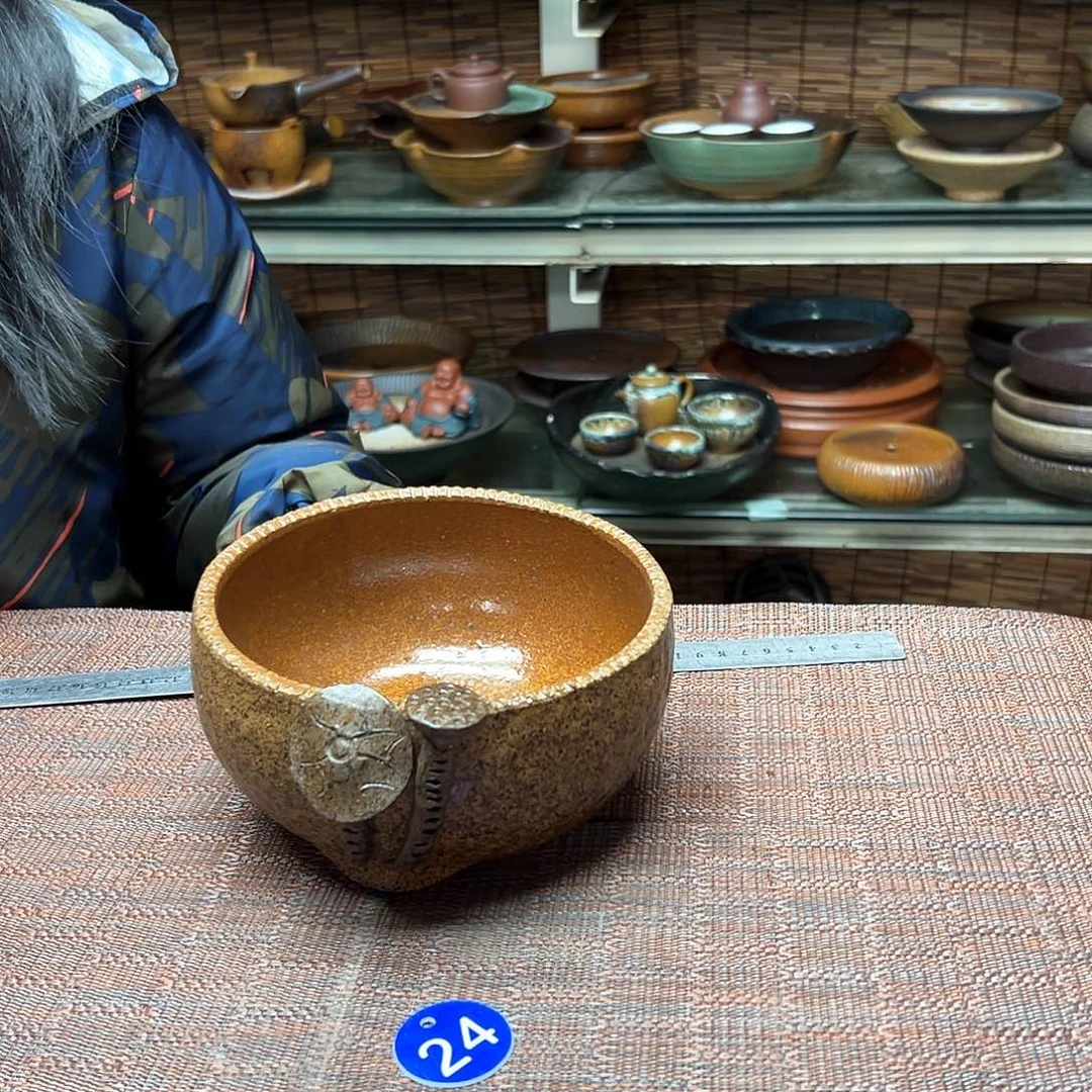 紫砂紫砂粗陶茶具来捡漏24