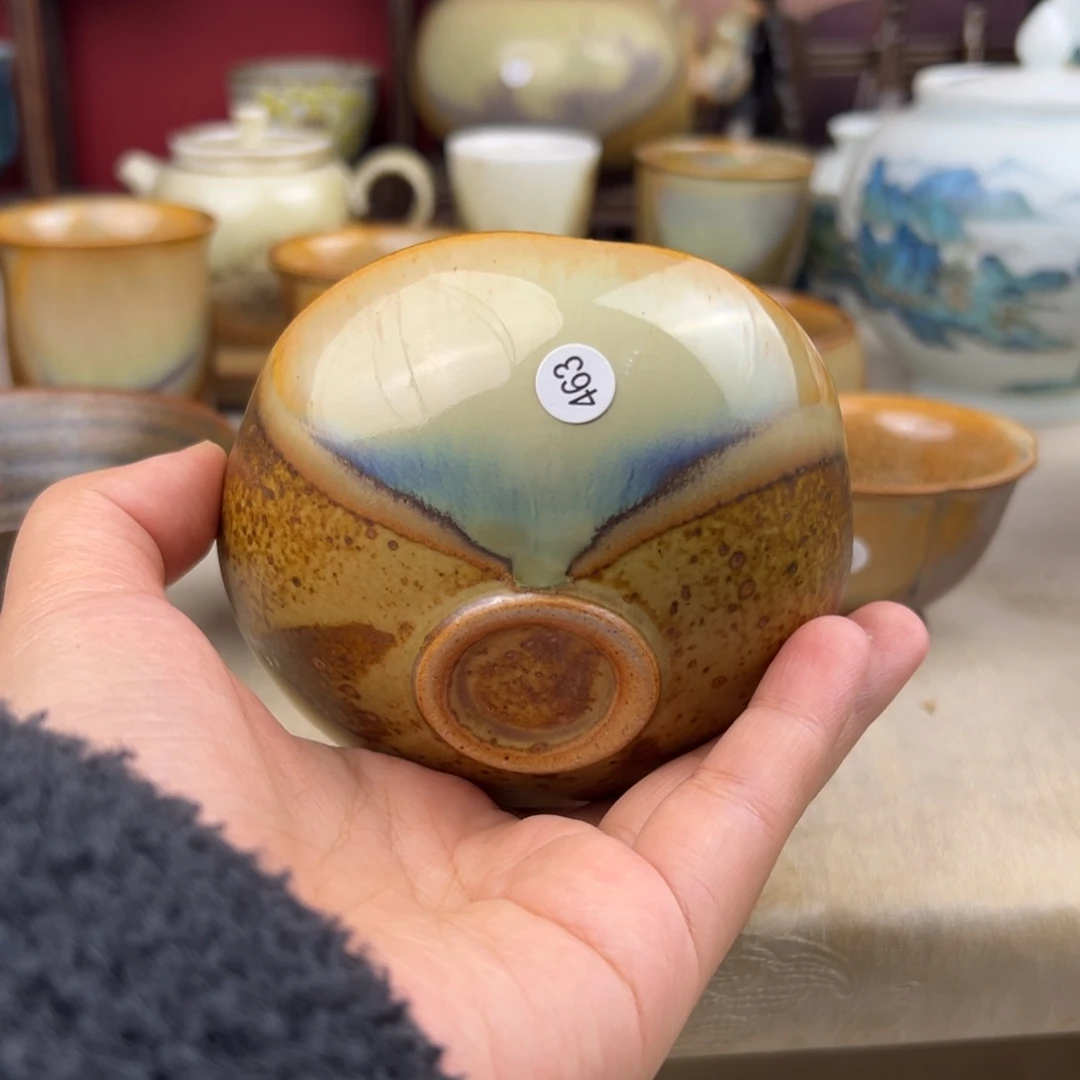 杯纯手工柴烧主人杯