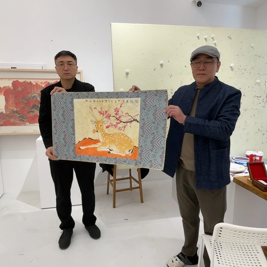 国画以文会友崔景哲