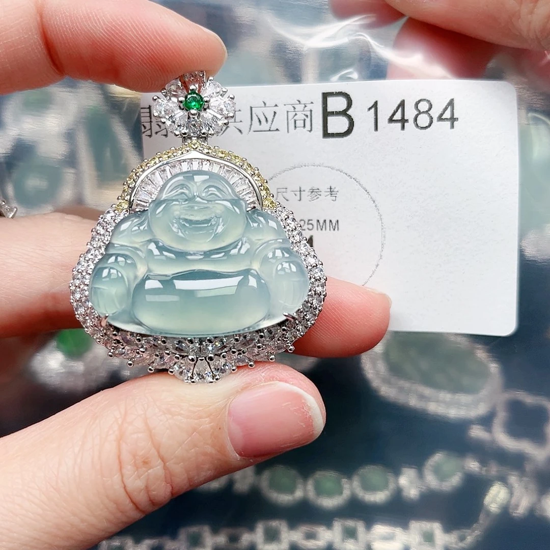 翡翠颈饰未镶嵌翡翠1484