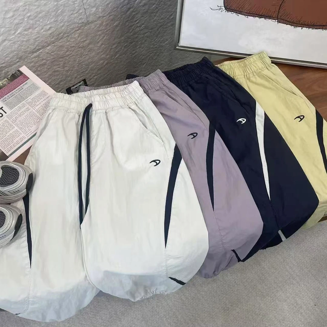 儿童拼色工装裤男女童长裤2025春装韩版时尚百搭中大童