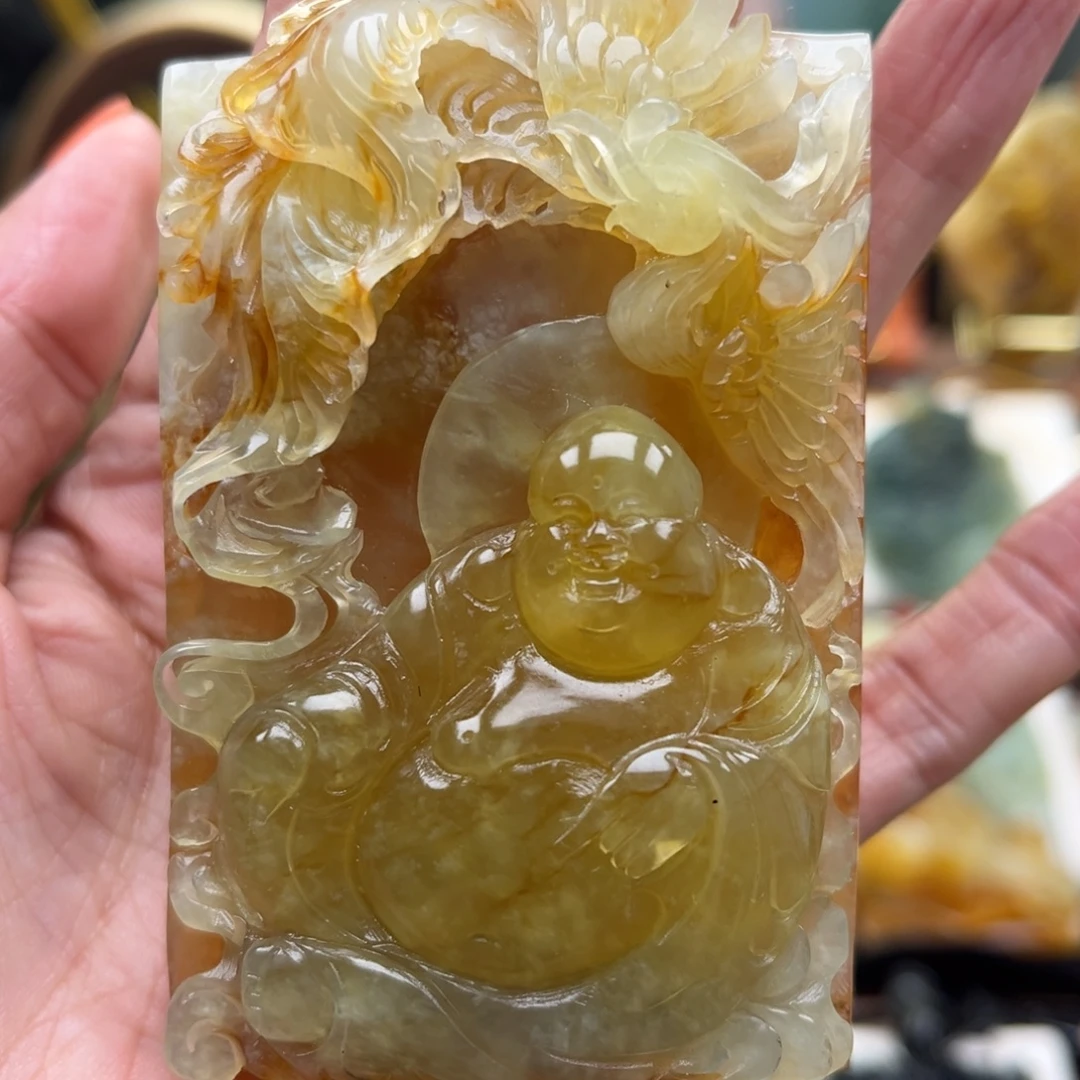 岫玉未镶嵌挂件挂件