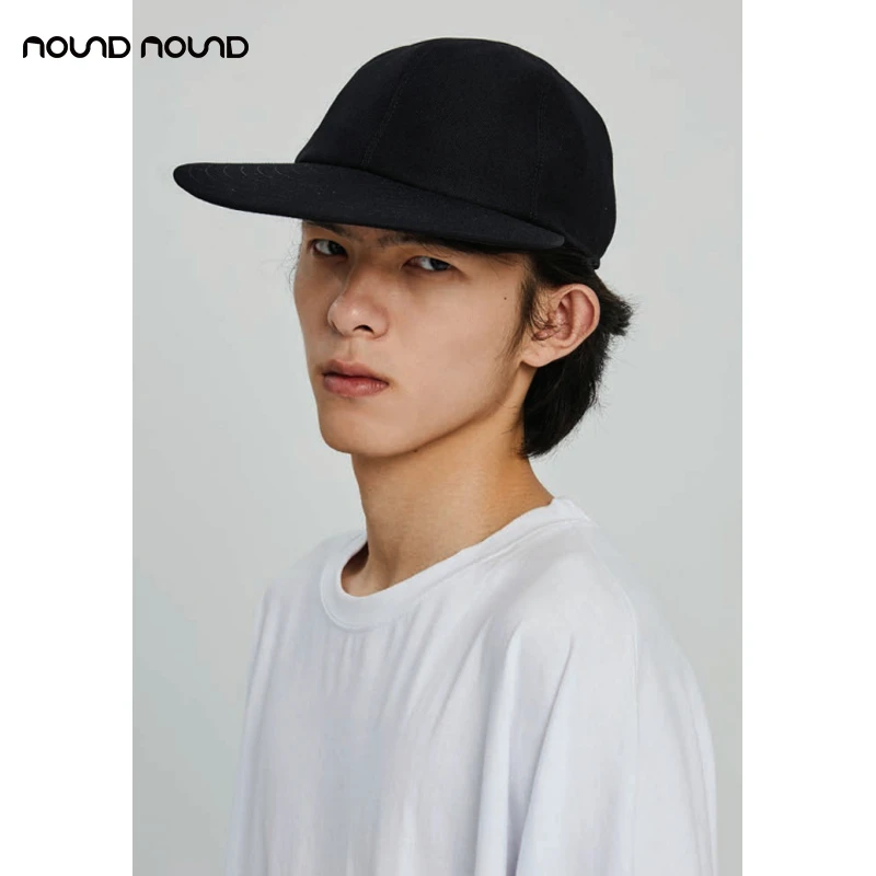 【8ON8】noundnound小众设计感百搭黑色简约时尚休闲大舌头棒球帽女
