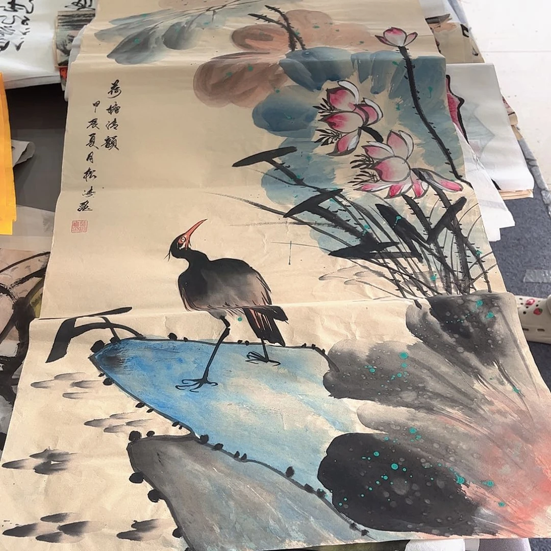 国画ZH精品手绘国画单幅任发