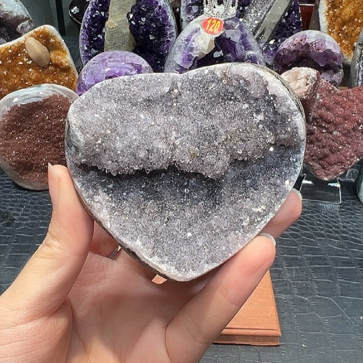 珠宝半成品紫晶未镶嵌