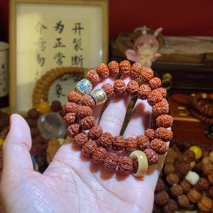 吊坠金刚菩提126玉化双圈跑环