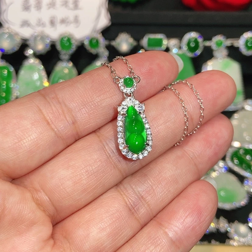 【闪购商品】颈饰未镶嵌翡翠天然翡翠