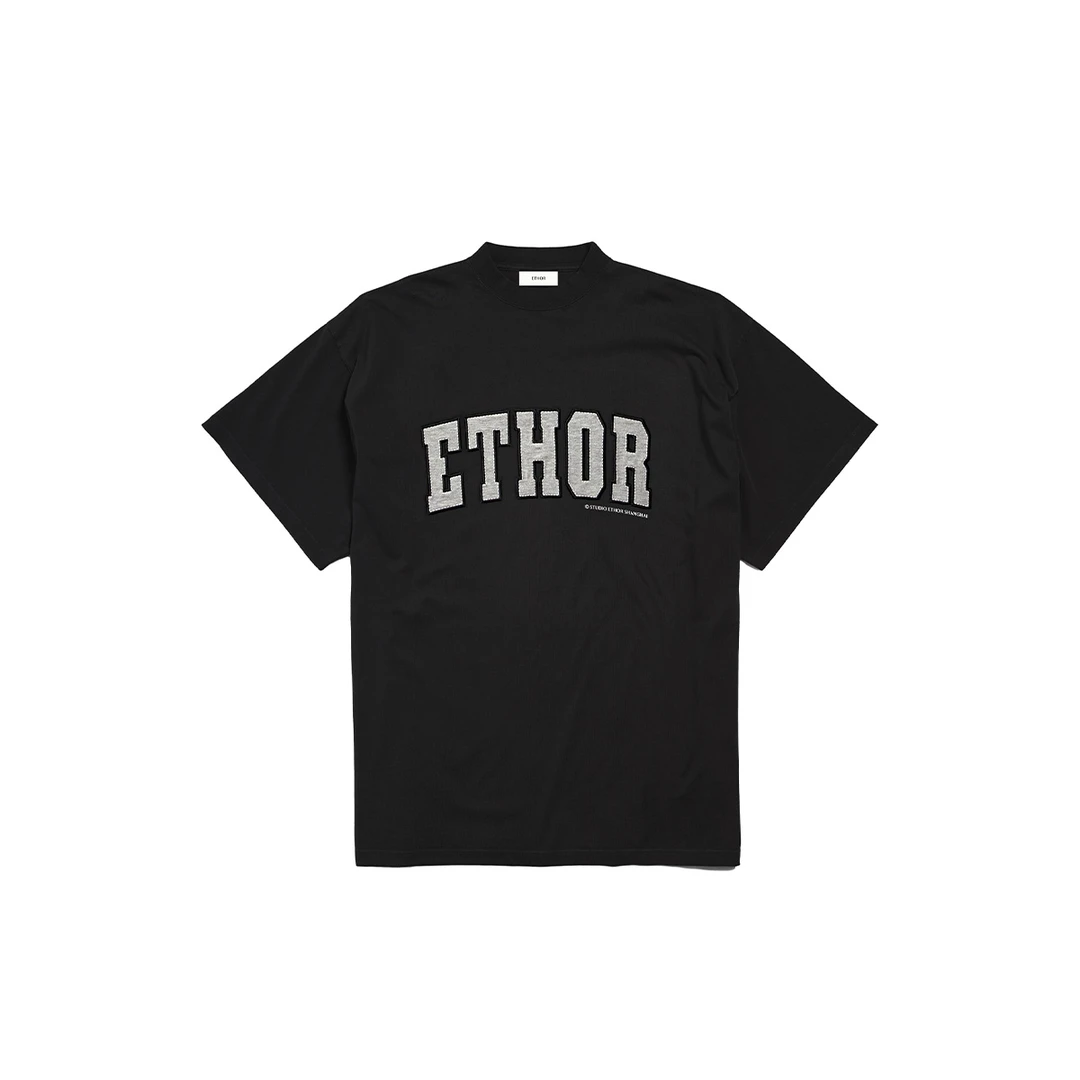 ETHOR设计师品牌 LOGO贴布绣T恤休闲时尚女 DSC买手店 DY5E09069