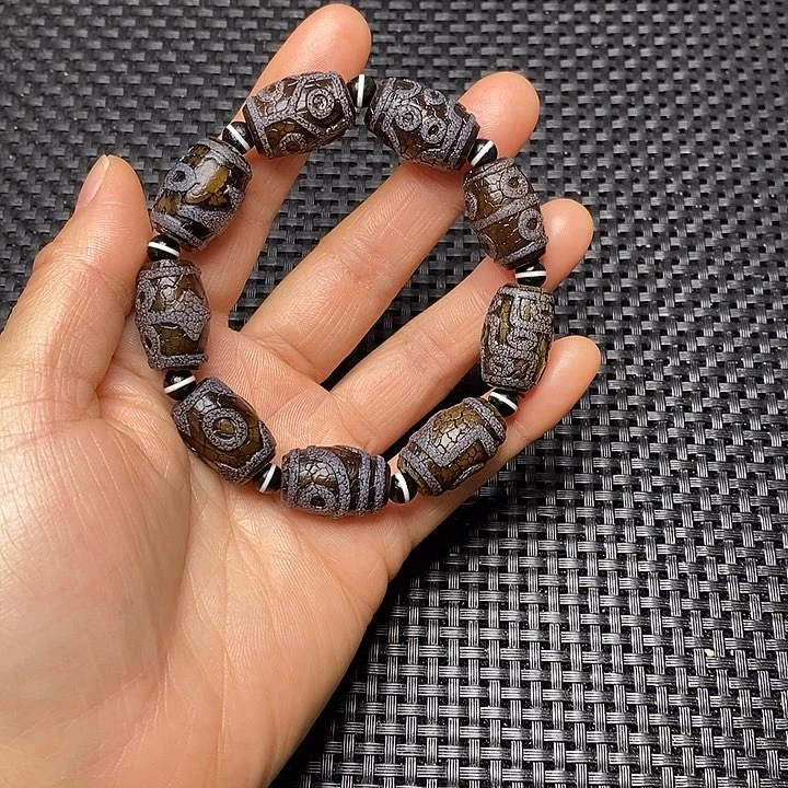 温***风玛瑙/玉髓未镶嵌手链