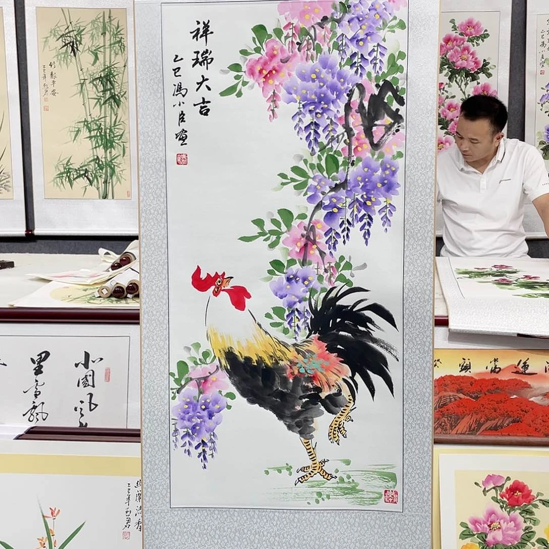 国画手绘画绘画作品