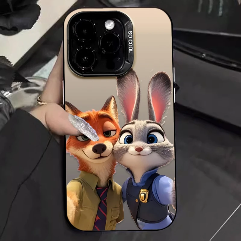 尼克朱迪适用苹果16promax手机壳iPhone15创意14保护套17新款卡通