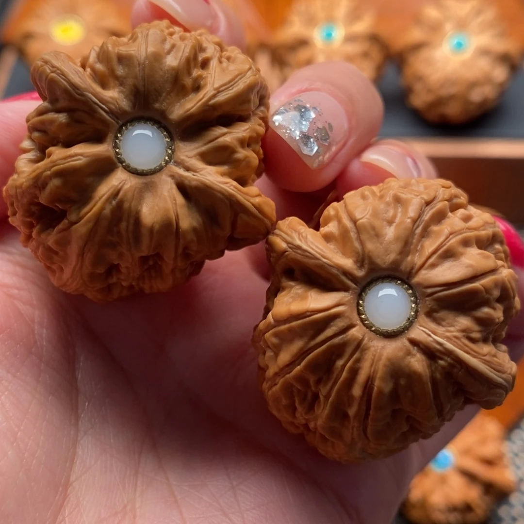 文玩核桃把件38尺寸平谷元宝