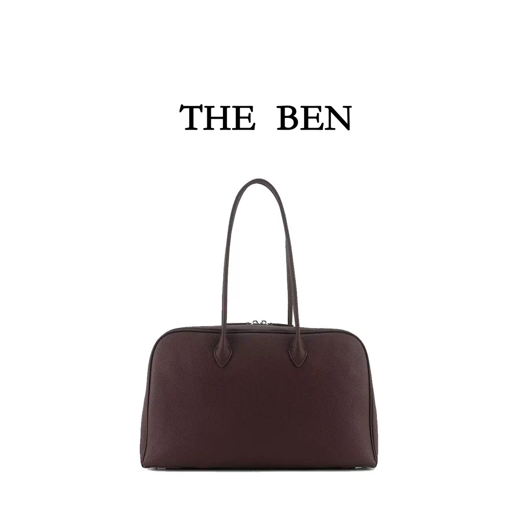 THEBEN福利2025新品气质百搭单肩复古波士顿手提包大容量DE12171