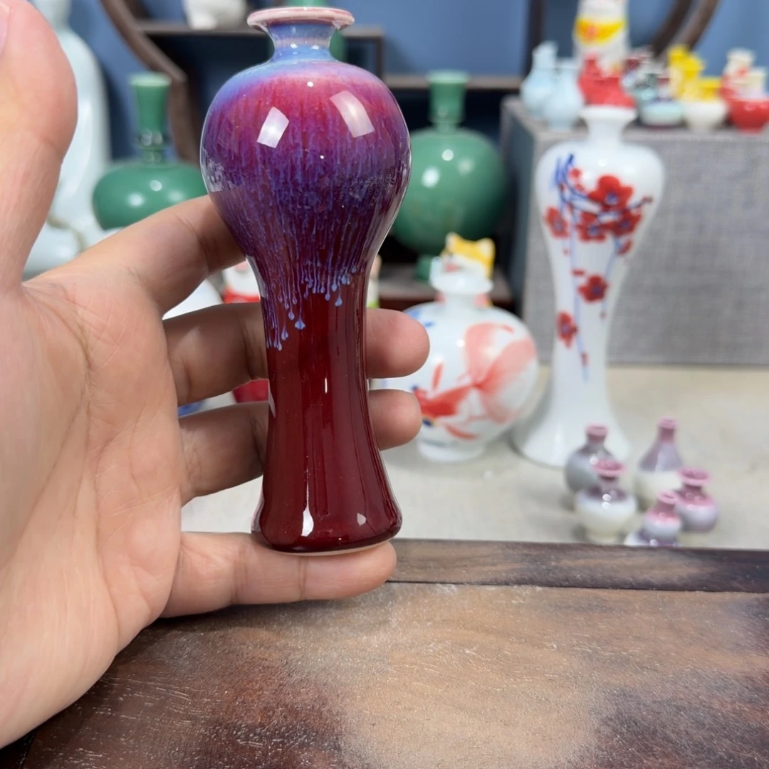 陶瓷手工小花器摆件