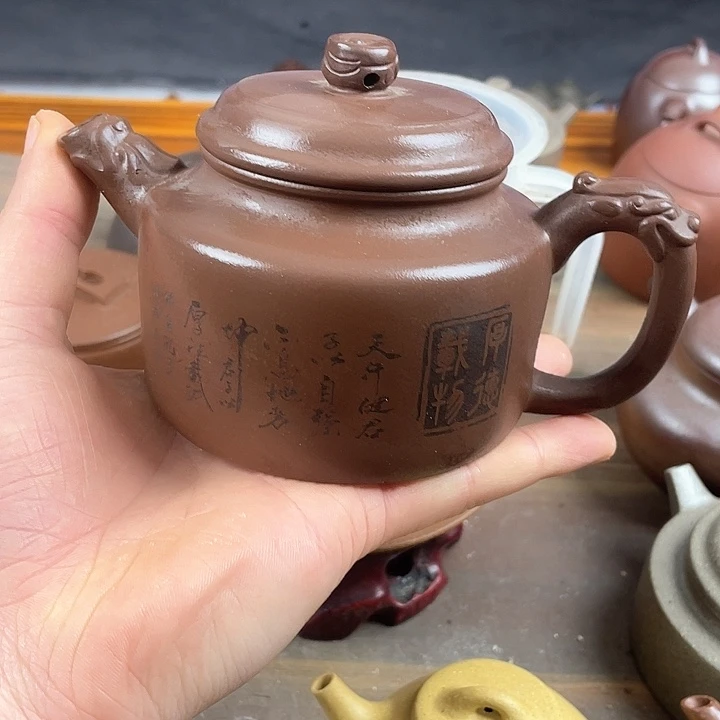紫砂茶壶处理一把