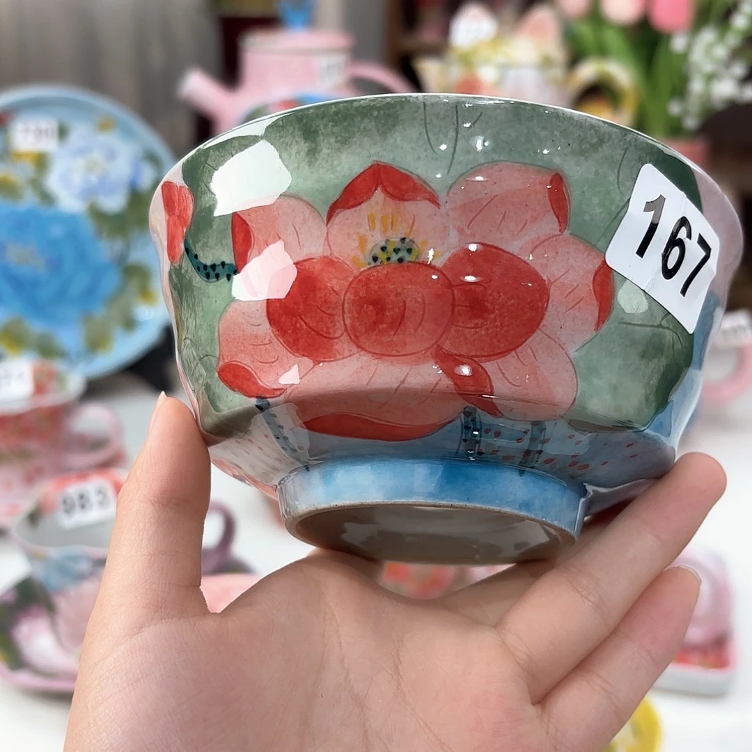 景德镇手绘高温釉下彩陶瓷茶具