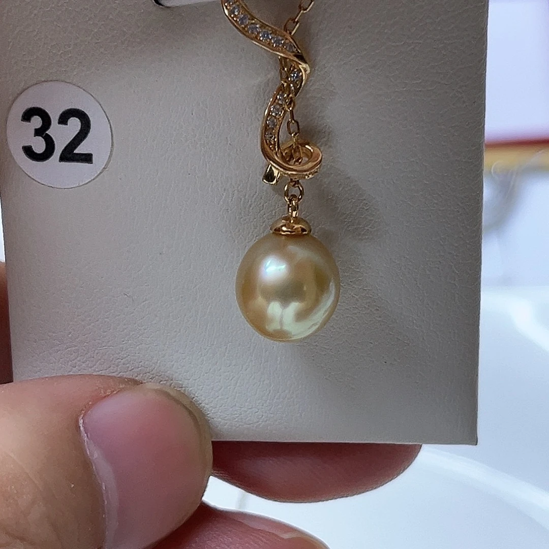 颈饰海水珍珠银S925镶嵌