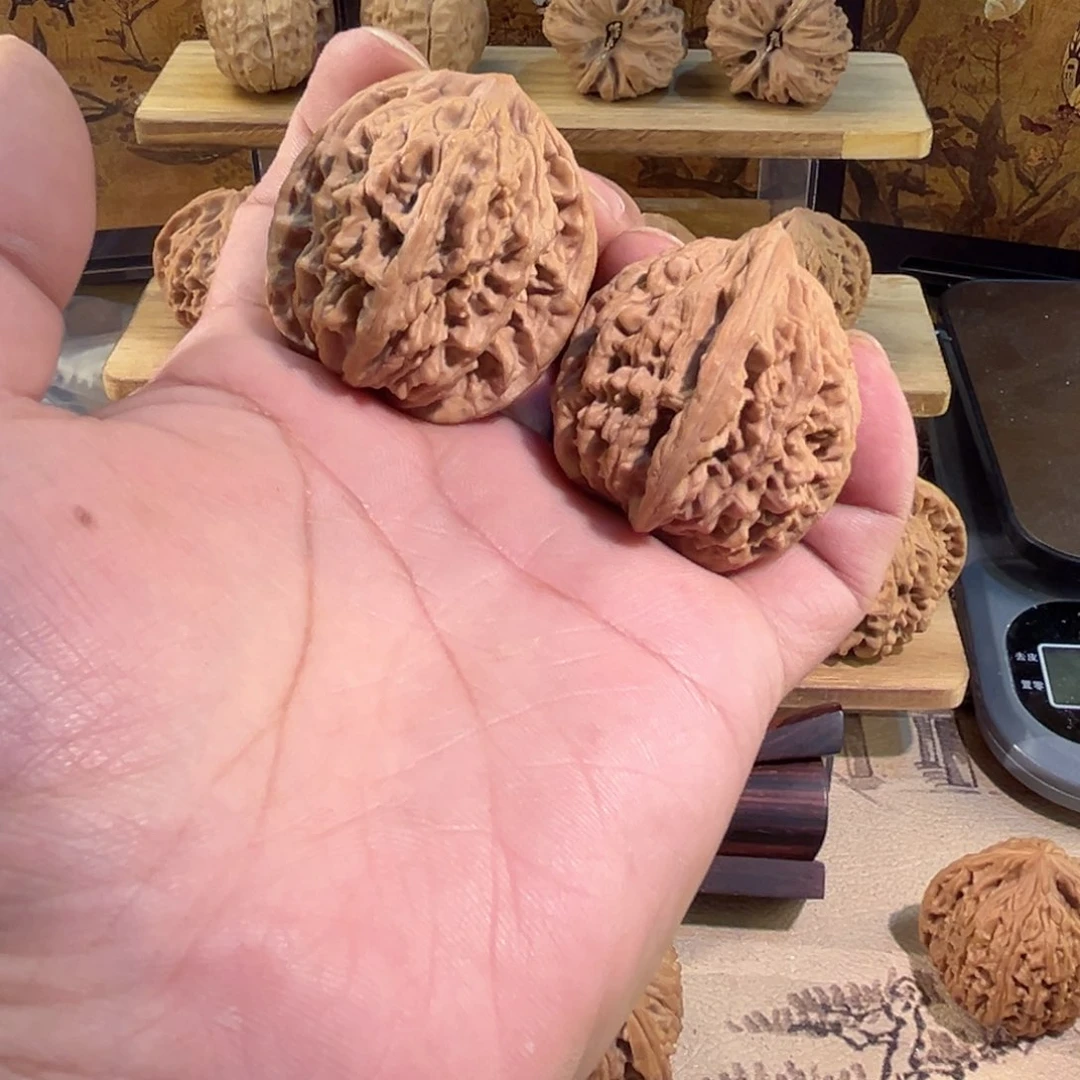 把件文玩核桃虎头