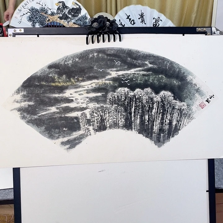 国画张圣敏先生纯手绘作品