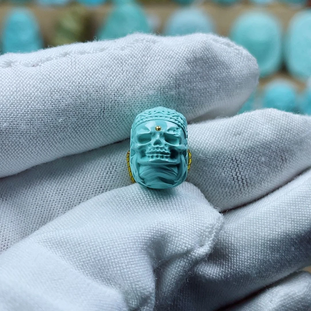 未镶嵌绿松石珠宝奇石