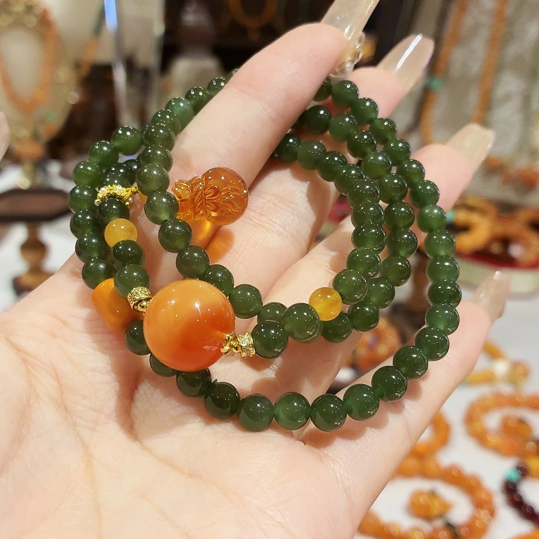 蜜蜡未镶嵌手链手串