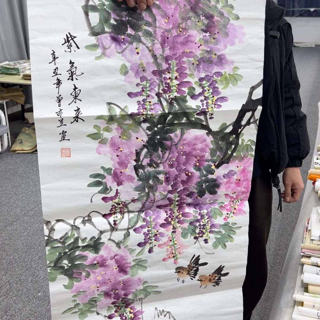 国画纯手绘字画宣纸