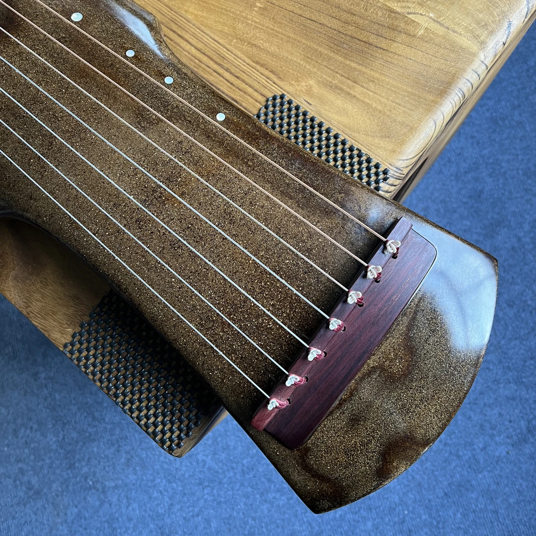 纯生漆老杉木面梓木底伏羲式收藏演奏考级古琴中国古琴中国