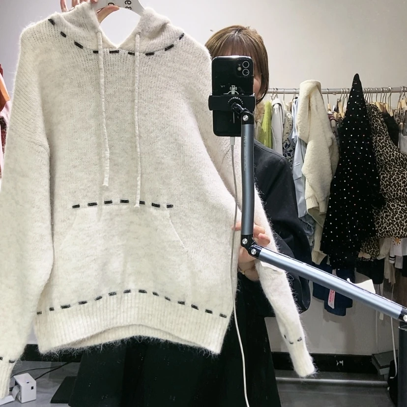 【闪购商品】杏色连帽