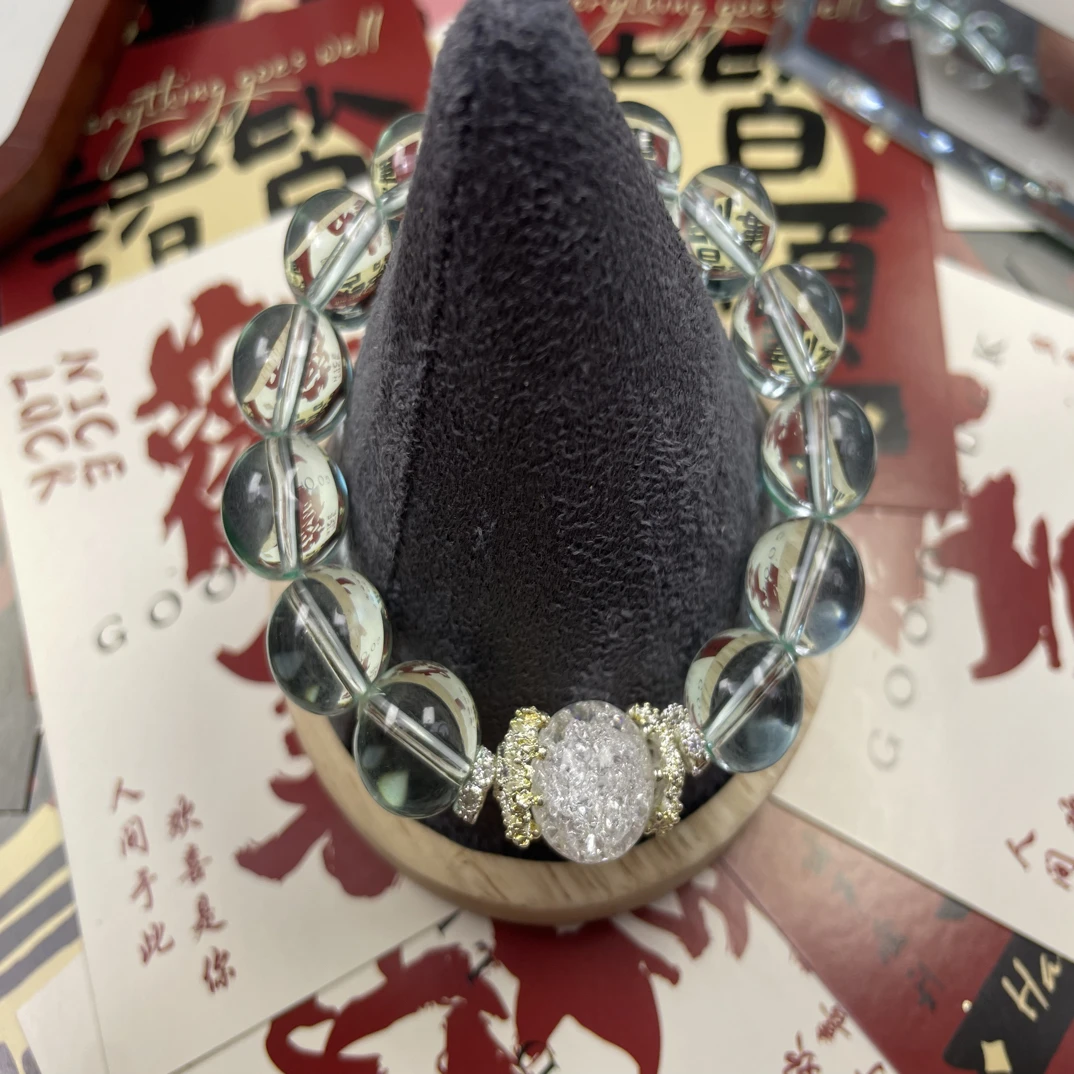 新中式清新绿泡泡手链百搭