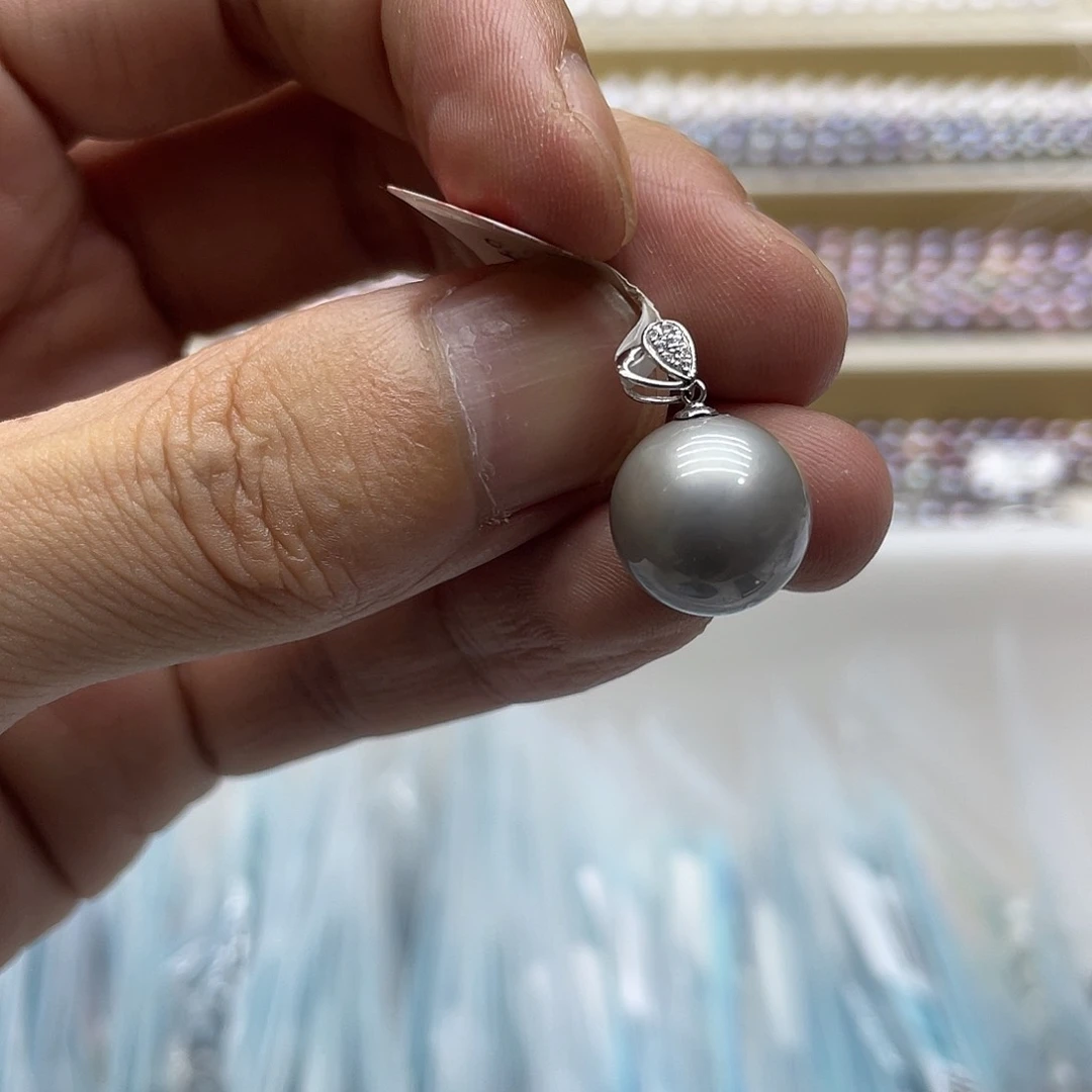 海水珍珠18K金镶嵌颈饰
