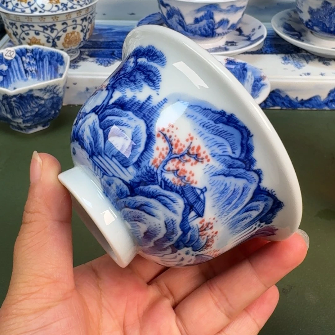 景德镇纯手绘茶具圆圆215