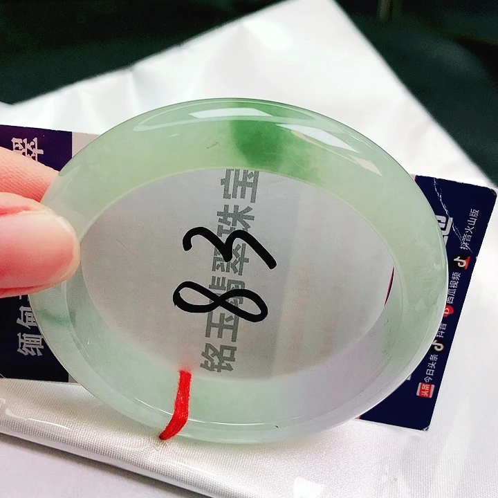 翡翠未镶嵌手镯缅甸天然a货翡翠手镯