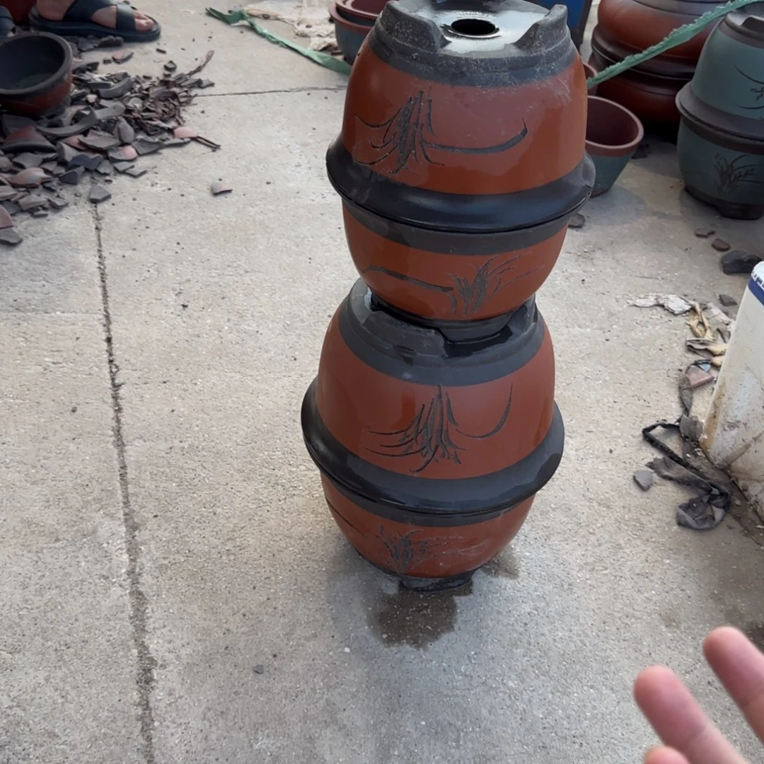 紫砂花盆口径18.12/14.10口径