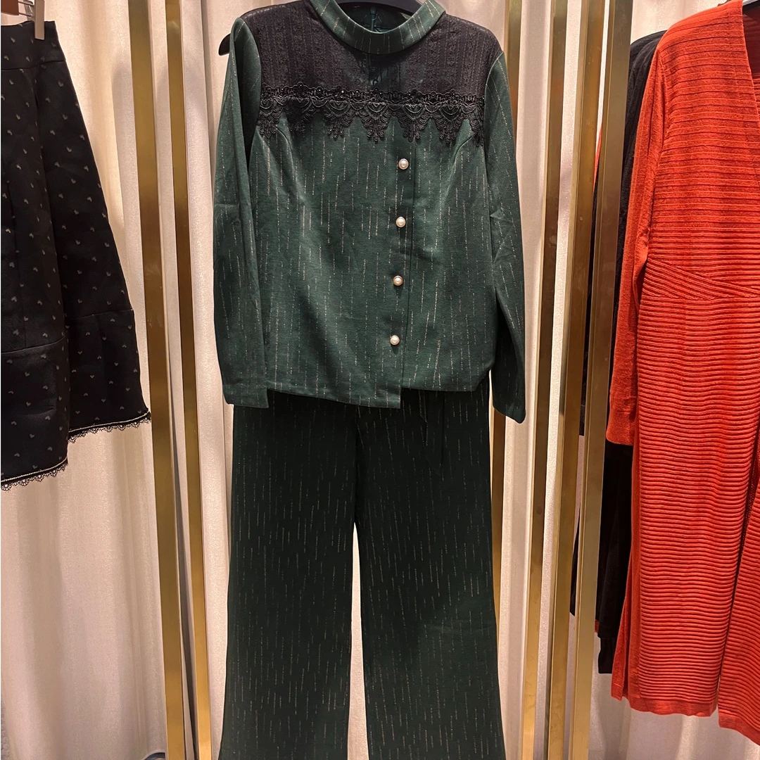 秋冬套装时尚气质减龄YC09643A-14+YC09644C-14清货妈妈装