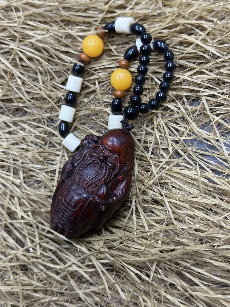 木老头乐手把件【晟辉玉缘】