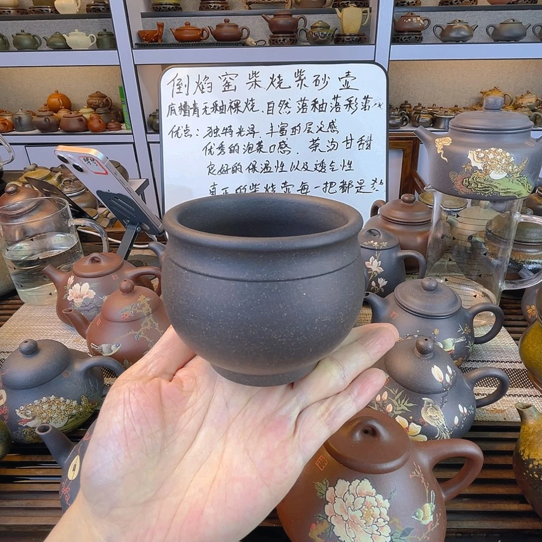 紫砂茶壶大水谭天青160cc