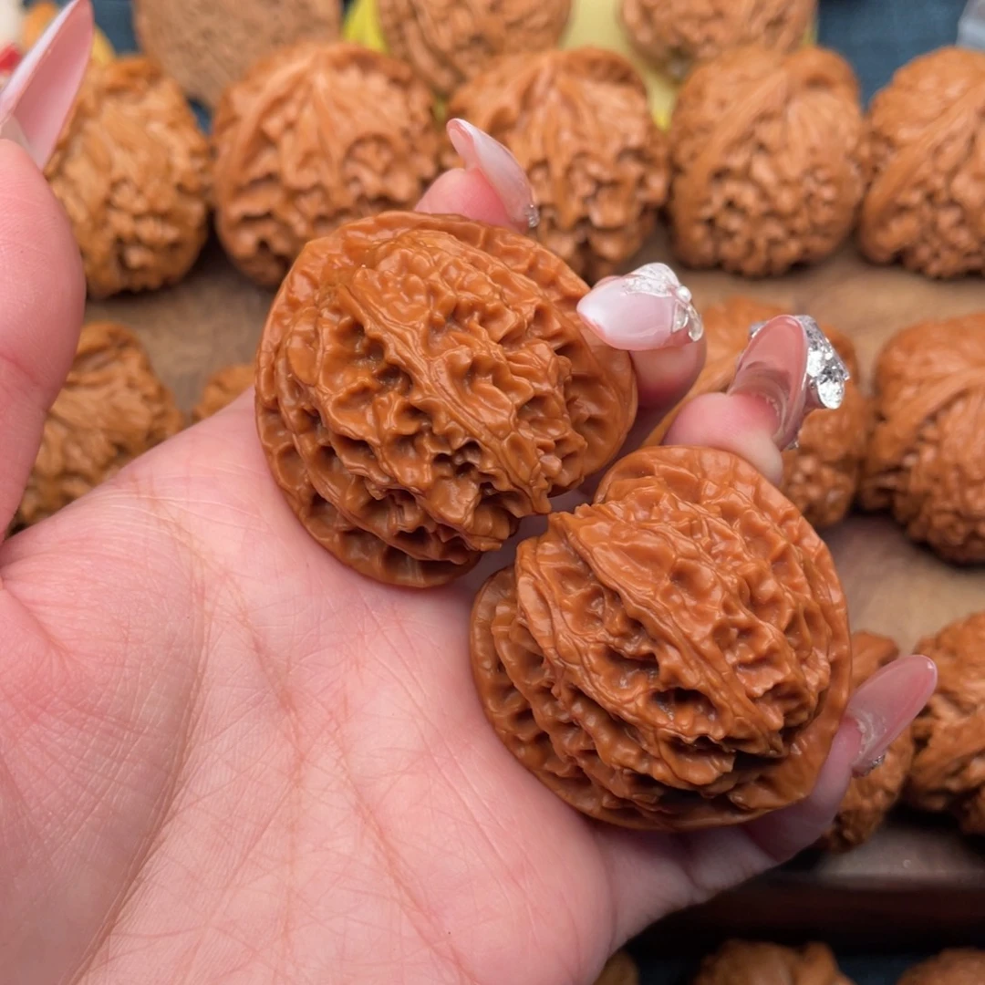 文玩核桃把件精配桃心苹果园41