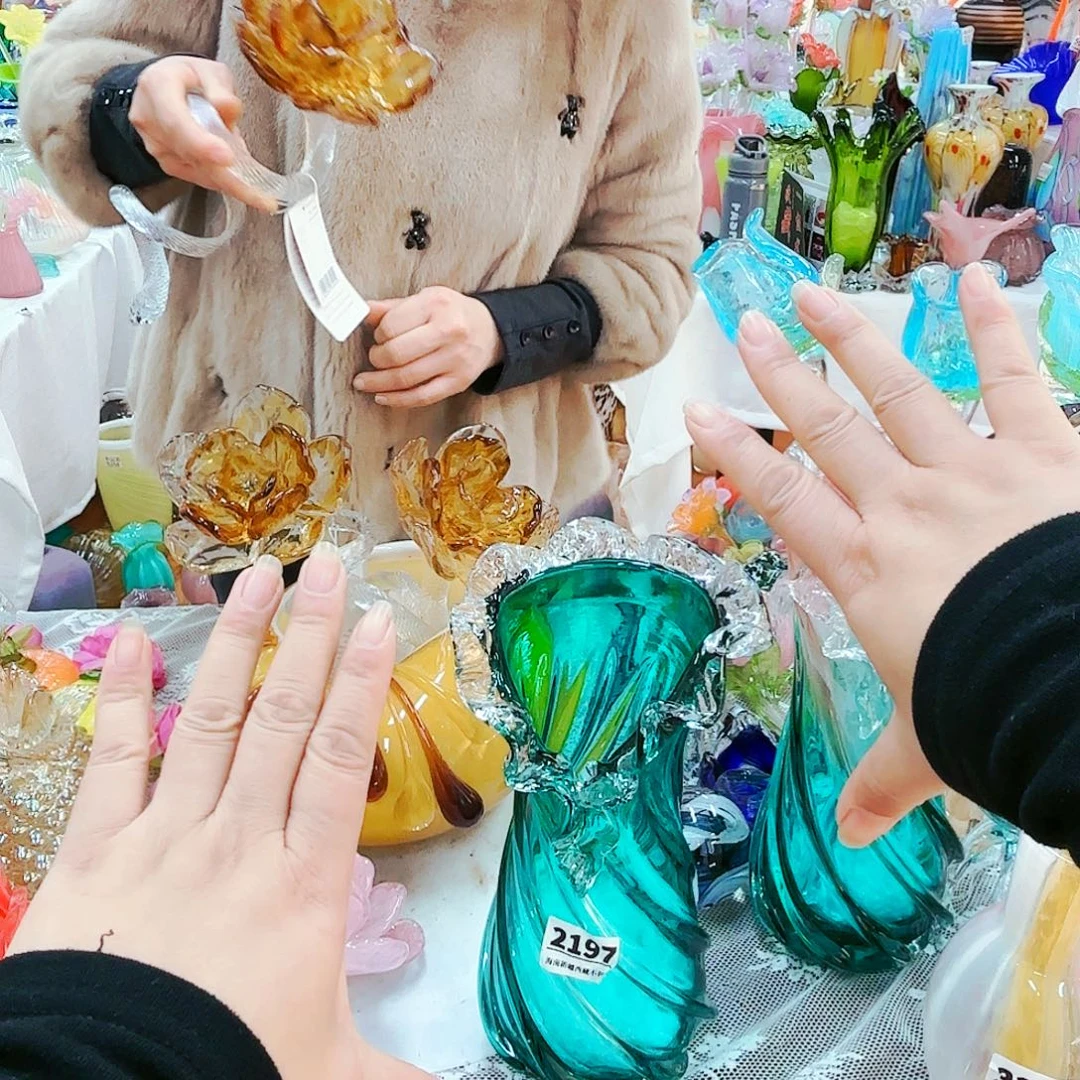 福利不退不换琉璃花瓶艺术品