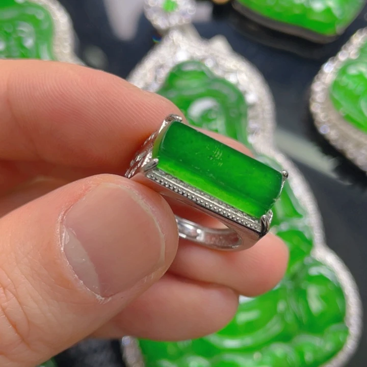 翡翠颈饰未镶嵌天然