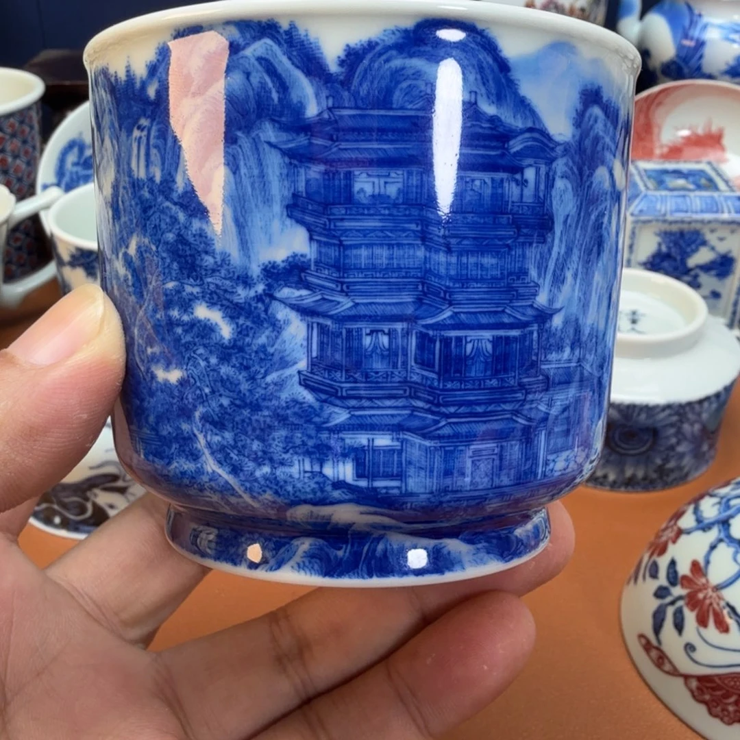 杯子景德镇全手工手绘陶瓷