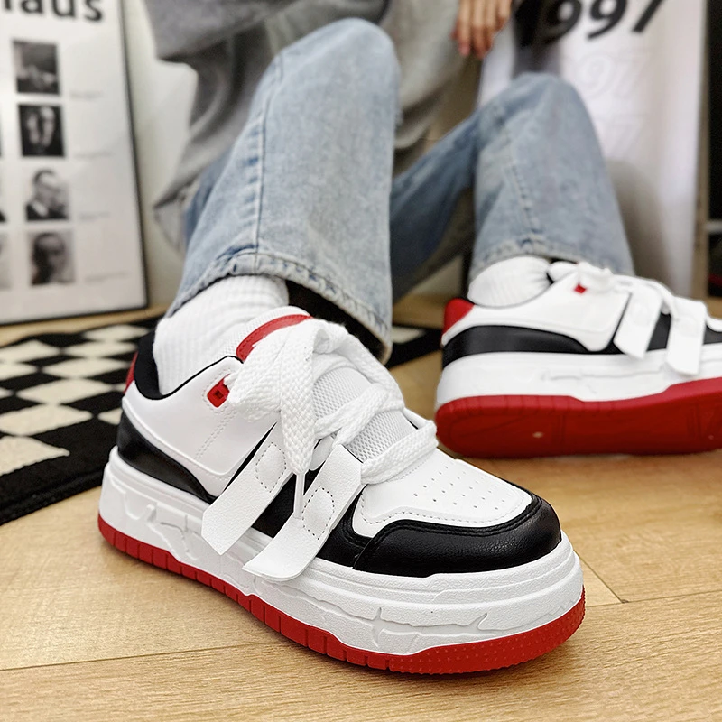 小众设计黑武士版本面包鞋休闲新款国潮牌老爹鞋运动直播滑板鞋