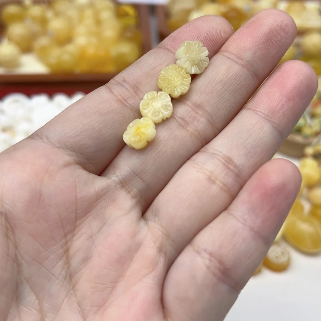 裸石蜜蜡未镶嵌天然