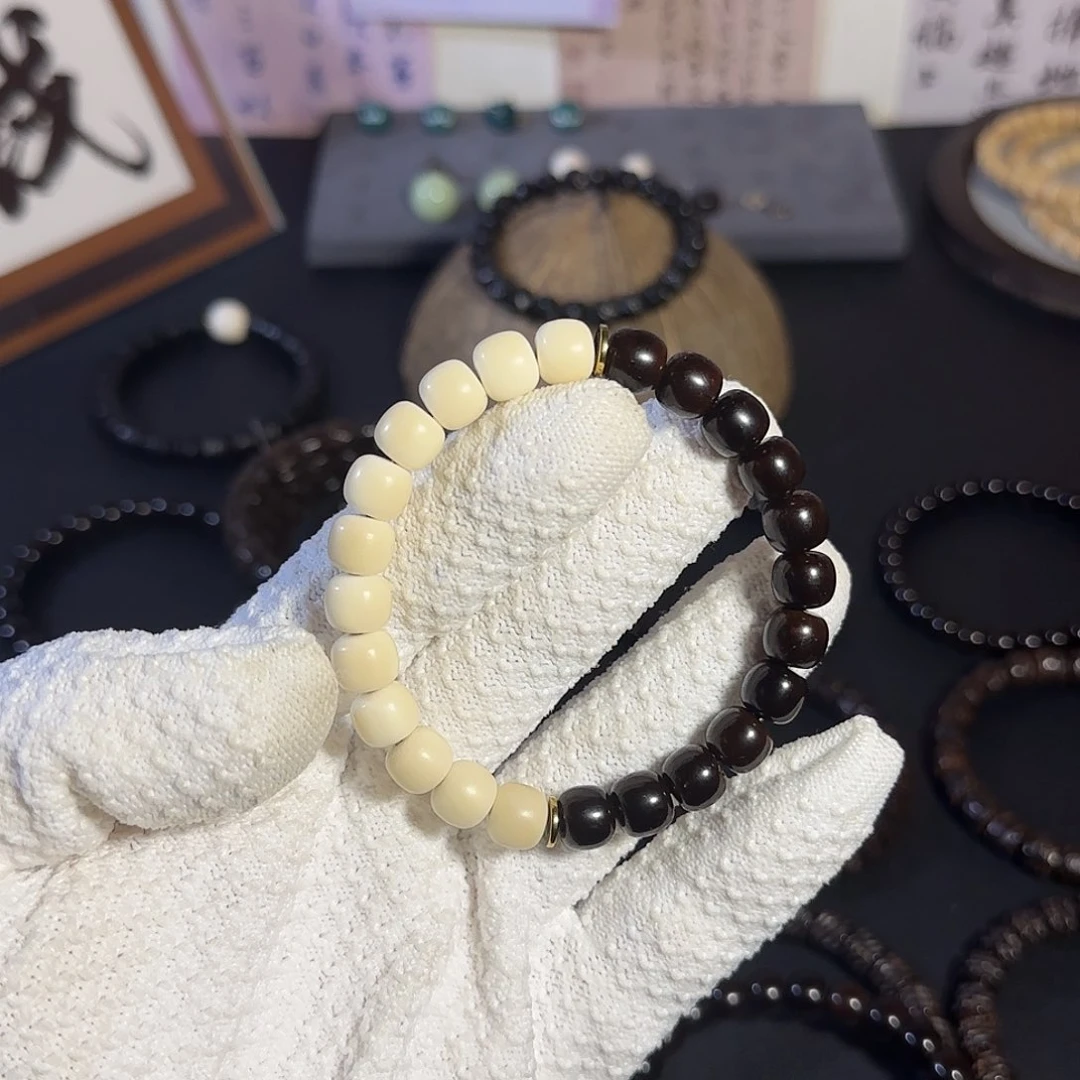 ****️椰蒂手串原生态椰蒂八卦珠98