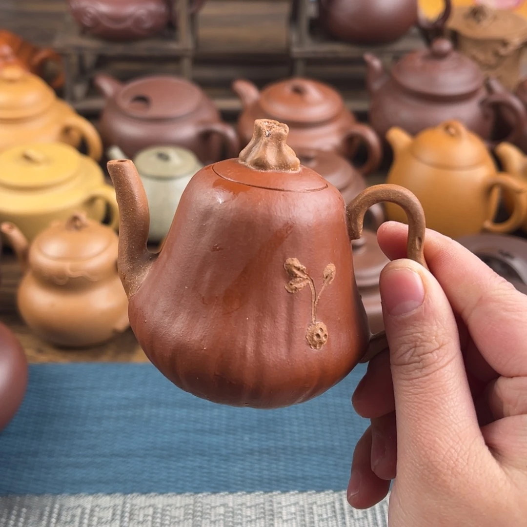 煤***板紫砂茶壶手工制作工艺精湛