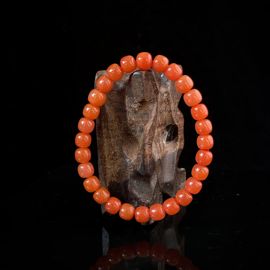 GY0160南红单圈手串