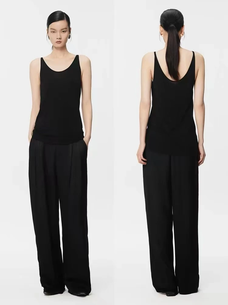 春季新款女生直筒百搭气质休闲裤 XX0AC9240114