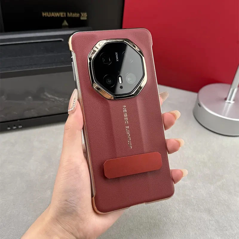 适用于华为mate70RS非凡大师手机壳新款电镀旋转支架高档奢华外壳
