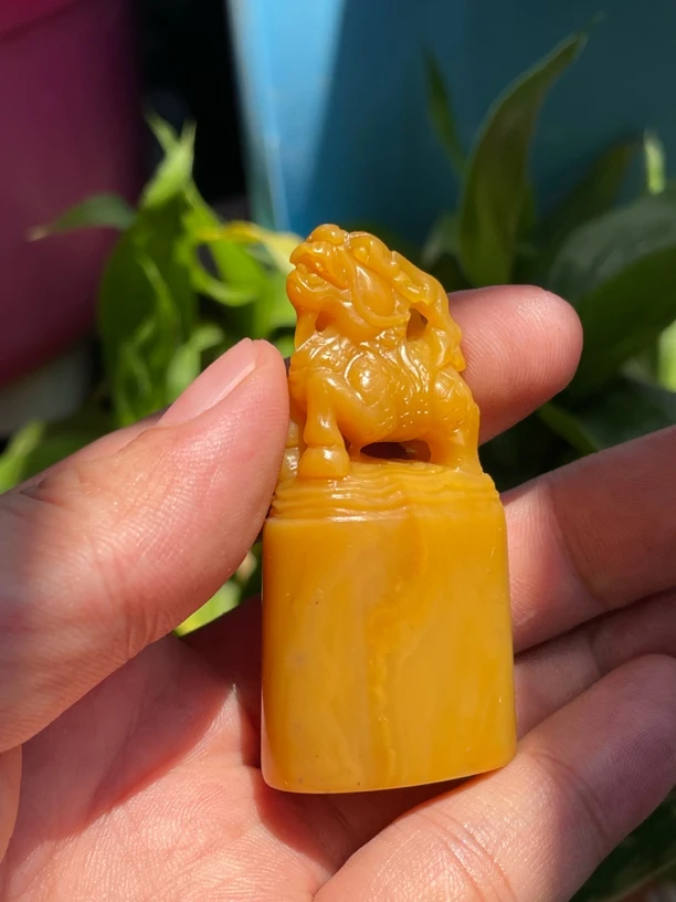 姓名定制书法篆刻麒麟寿山石私章中国风印章礼品