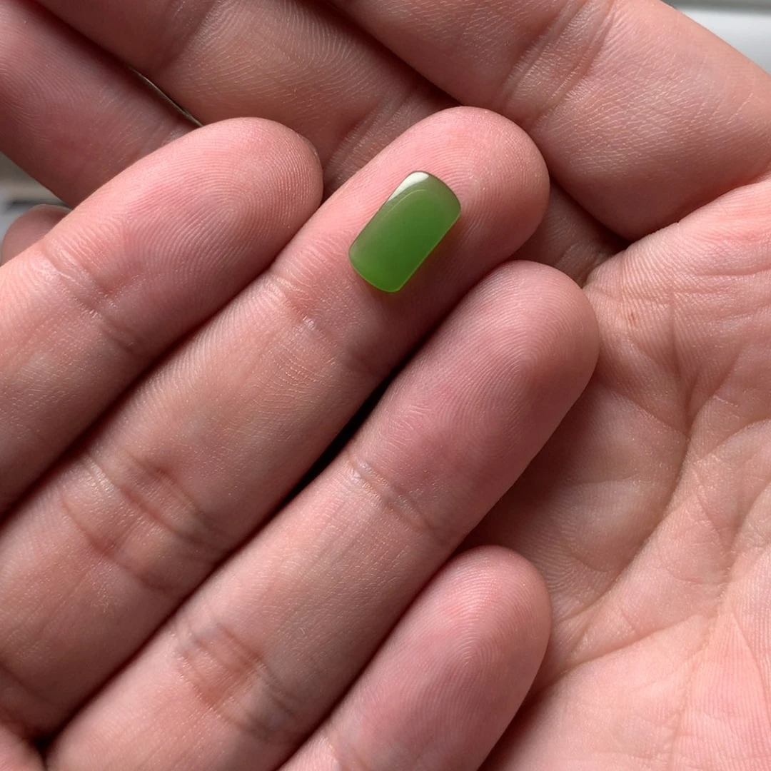 和田玉界面未镶嵌8***子