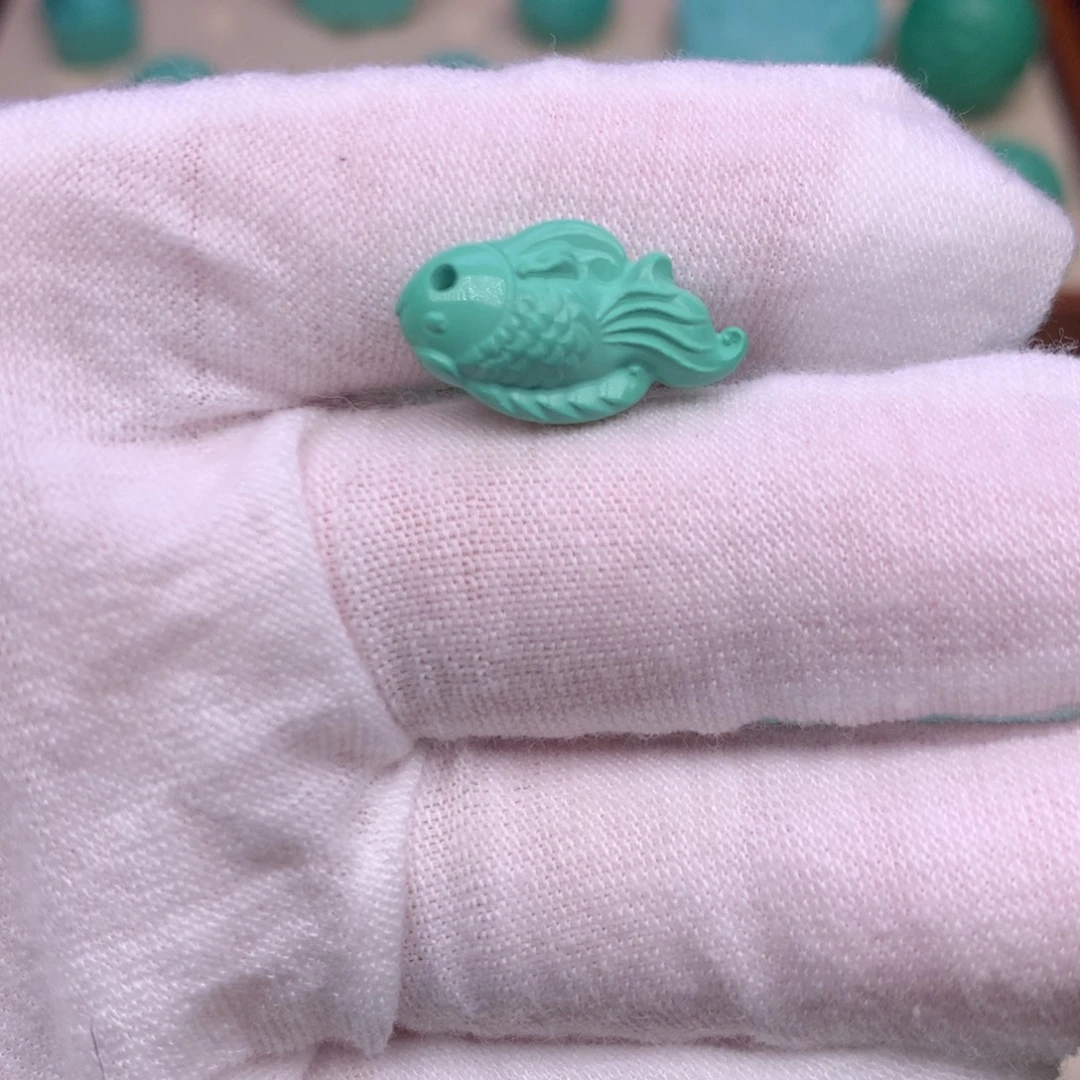 原生态散珠配珠小金鱼提溜卡10.6